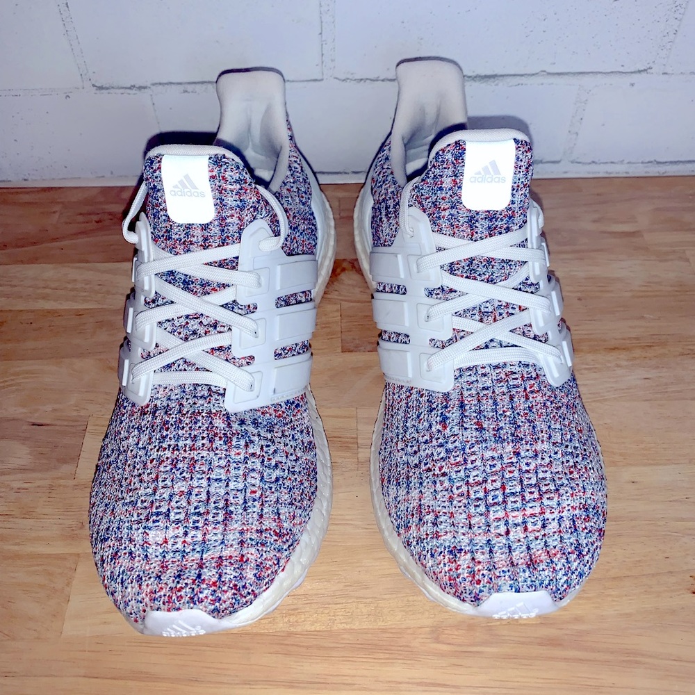 Rare Adidas Ultraboost Cloud Multi-Color White DB3211 Boost Womens Sneaker 7.5